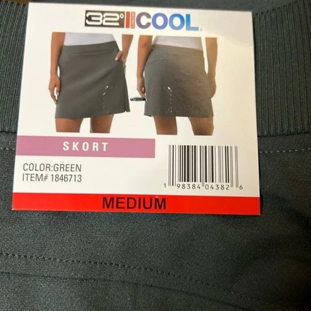 NWT 32 Degrees Women's‎ Skort Green - Picture 7 of 8
